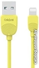

Кабель Celebrat SKY-2 Lightning (1 м, желтый)