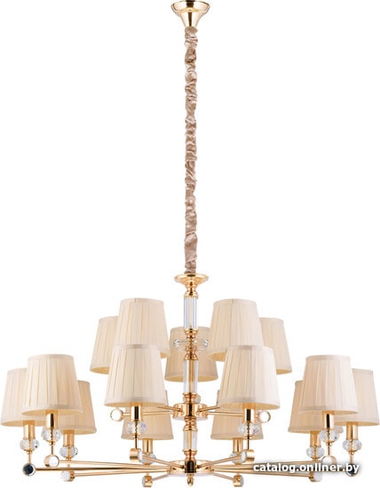 

Подвесная люстра Veneto Luce 8653/10+5FG GOLD (1)