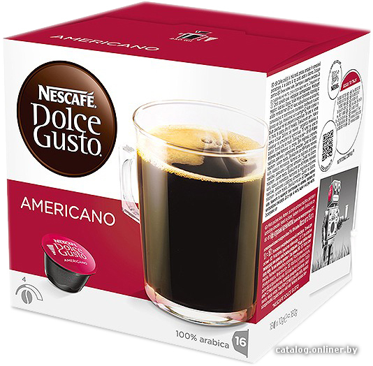 

Кофе в капсулах Nescafe Dolce Gusto Americano капсульный 16 шт (16 порций)