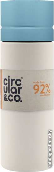 

Бутылка для воды Circular&Co MBB600 (600 мл, мел/синий)