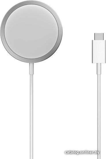 

Беспроводное зарядное uBear Wave MagSafe Wireless Charger (серебристый)