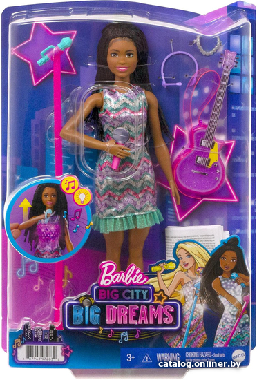 

Кукла Barbie Большой город Большие мечты Вторая солистка GYJ24