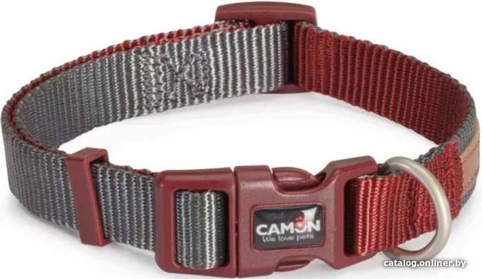 

Ошейник Camon DC119/C.05 (регулируемый двухцветный серый/красный)