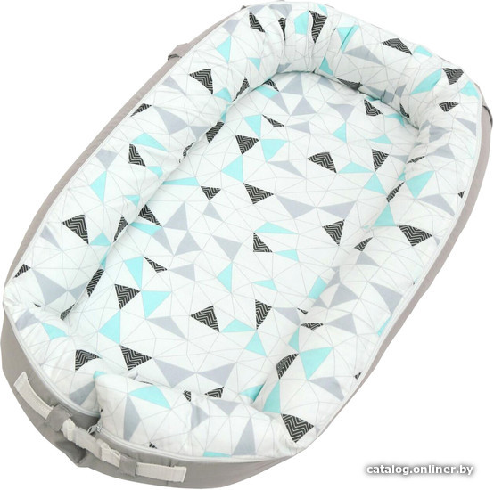 

Постельное белье Amarobaby Soft Care Треугольники (серый/белый)