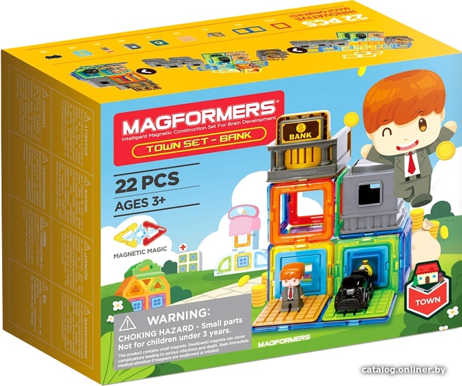 

Конструктор Magformers Town Set - Bank 717009