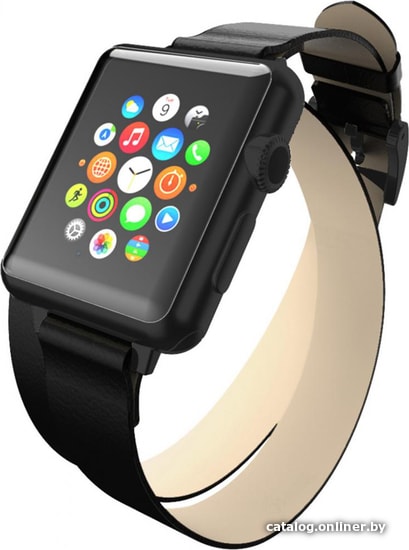 

Ремешок Incipio Reese Double Wrap для Apple Watch 42 мм (черный)