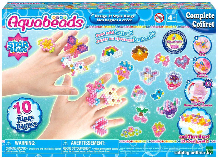 

Аквамозаика Aquabeads Аквамозаика Колечки делюкс 31751