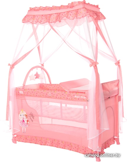 

Манеж-кровать Lorelli Magic Sleep (pink)