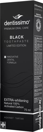 

Зубная паста Dentissimo Extra-Whitening Black 75 мл