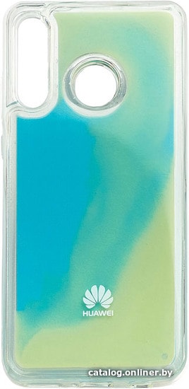 

Чехол для телефона EXPERTS Neon Sand Tpu для Huawei Y6p с LOGO (синий)
