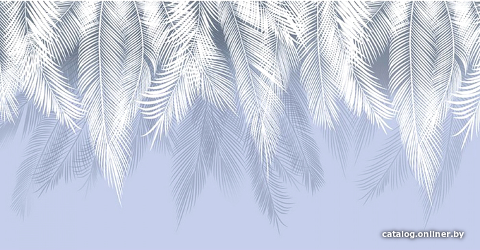 

Фотообои Citydecor Пальмовые листья (голубой) 500x270