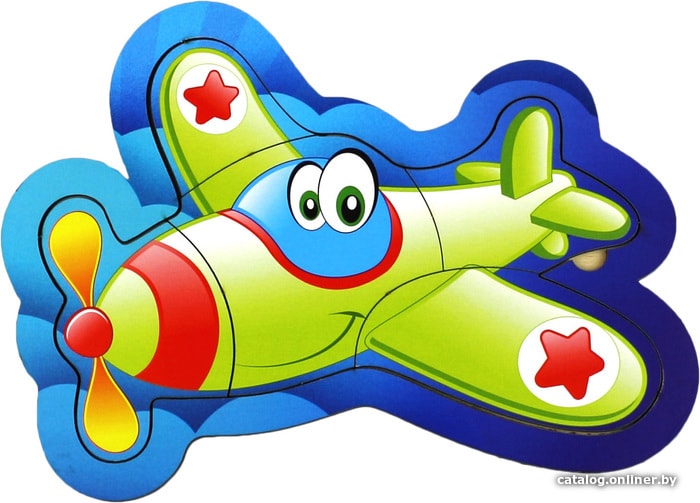 

Мозаика/пазл WoodLand Toys Самолет 011209