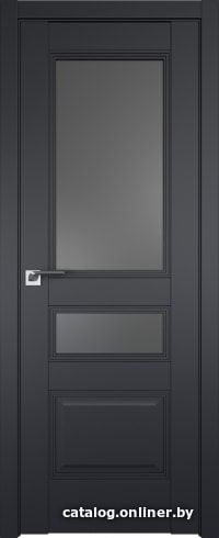 

Межкомнатная дверь ProfilDoors 68U 90x200 (черный матовый/стекло графит)