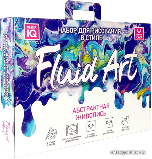 

Набор для рисования Master IQ Абстрактная живопись в технике Fluid Art 3020