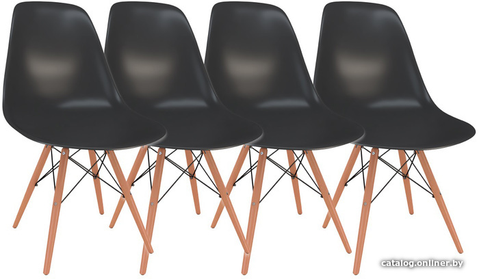 

Стул LoftyHome Acacia VC1001W-B-4 (черный)