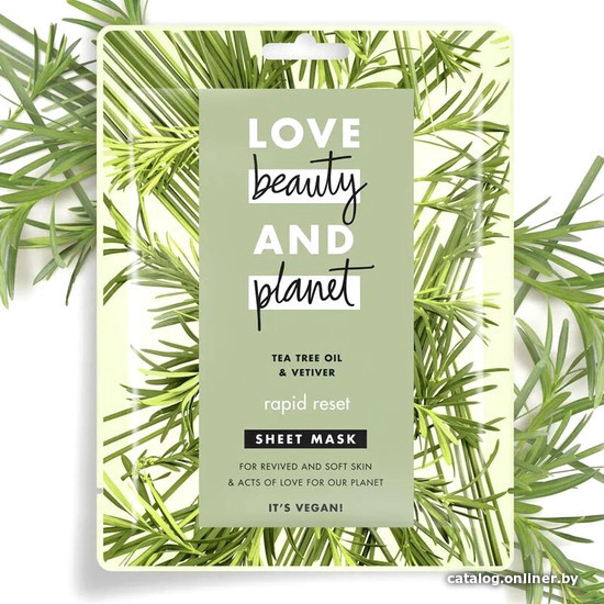 

Love Beauty and Planet Маска для лица тканевая Быстрая перезагрузка 29.7 г