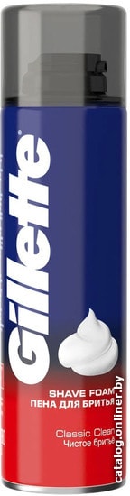 

Пена для бритья Gillette Classic Clean чистое бритье (200 мл)