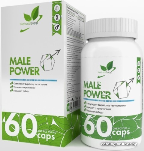 

Витамины, минералы NaturalSupp Изо+ (Male power), 60 капс.