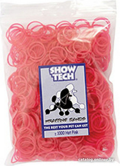 

Набор резинок для папильоток Show Tech Wrap Bands 65STE072 (1000 шт, розовый)