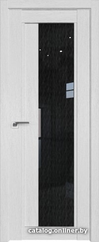 

Межкомнатная дверь ProfilDoors 2.72XN 90x200 (монблан/стекло дождь черный)