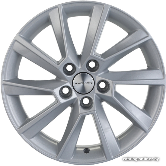 

Литые диски Khomen KHW1507 (Polo) 15x6" 5x100мм DIA 57.1мм ET 40мм Silver-FP