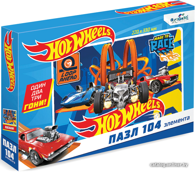 

Пазл Origami Game Hot Wheels Соперники 07073 (104 эл)