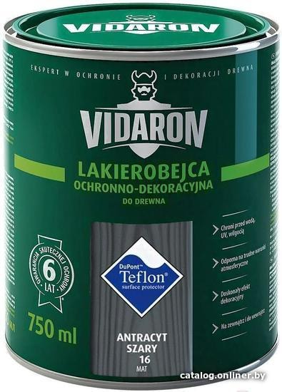 

Лак Vidaron Лакобейц L16 0.75 л (антрацит серый)