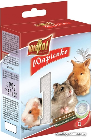 

Корм для грызунов Vitapol Камень минеральный натуральный 190 г