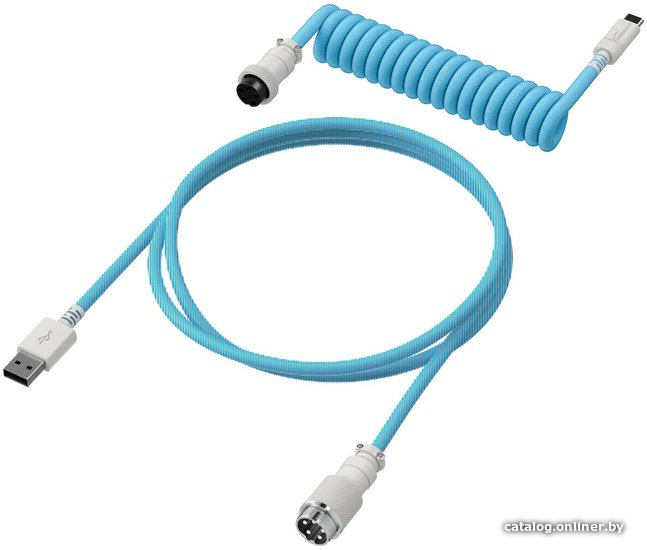 

Кабель HyperX Coiled Cable 6J680AA (голубой)