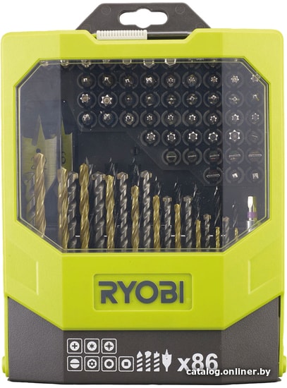 

Ryobi RAK86MiXC (86 предметов)