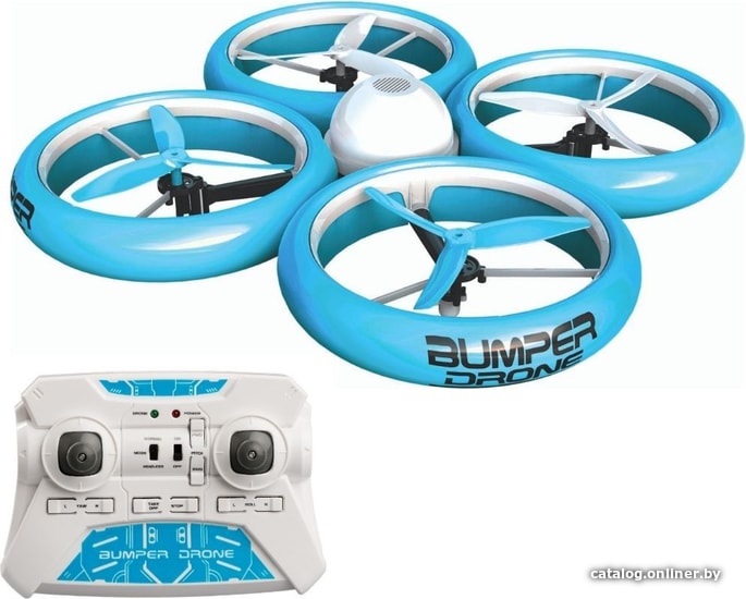 

Квадрокоптер Silverlit Flybotic Bumper Drone 84807 (синий)
