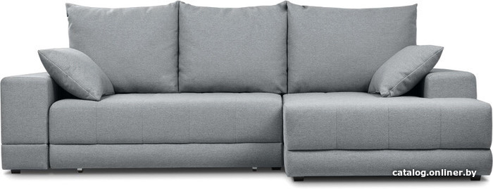 

Угловой диван Divan Дарол Textile Grey 170764 (рогожка, серый)