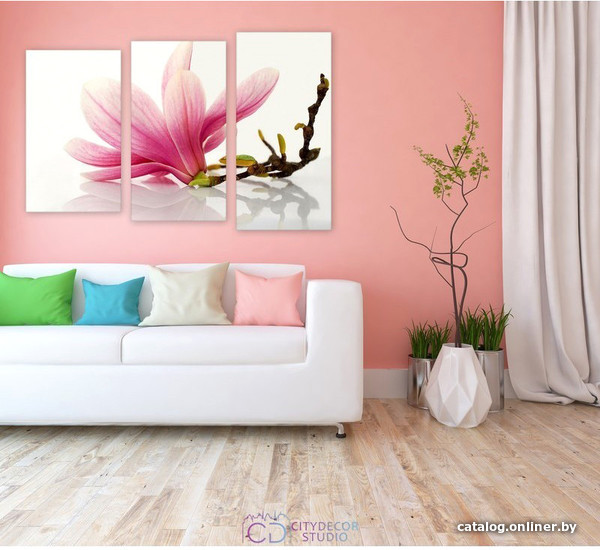 

Модульная картина Citydecor Цветы/Растения 16.41 77x117 см