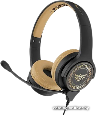 

Наушники OTL Technologies Nintendo Zelda Crest Black and Gold Kids Interactive ZD0815
