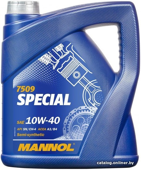 

Моторное масло Mannol SPECIAL 10W-40 API SN/CH-4 5л