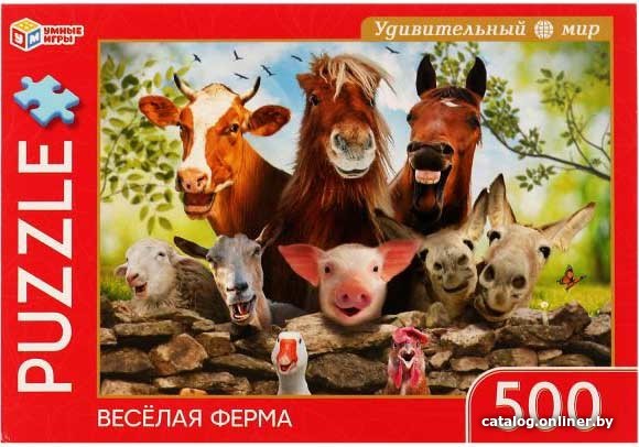 

Пазл Умные игры Веселая ферма 4680107925640 (500 эл)