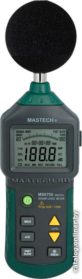 

Шумомер Mastech MS6700