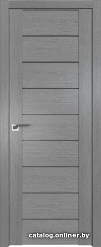 

Межкомнатная дверь ProfilDoors 98XN 60x200 (грувд серый/стекло графит)