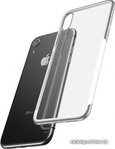 

Чехол для телефона Baseus Shining для iPhone XR (серебристый)