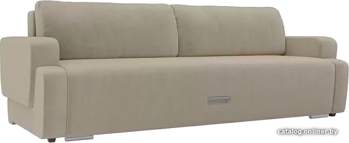 

Диван Лига диванов Ника 105430 (микровельвет, бежевый)