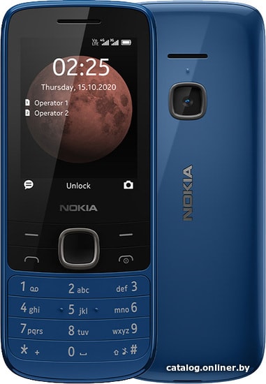 

Кнопочный телефон Nokia 225 4G TA-1276 (синий)