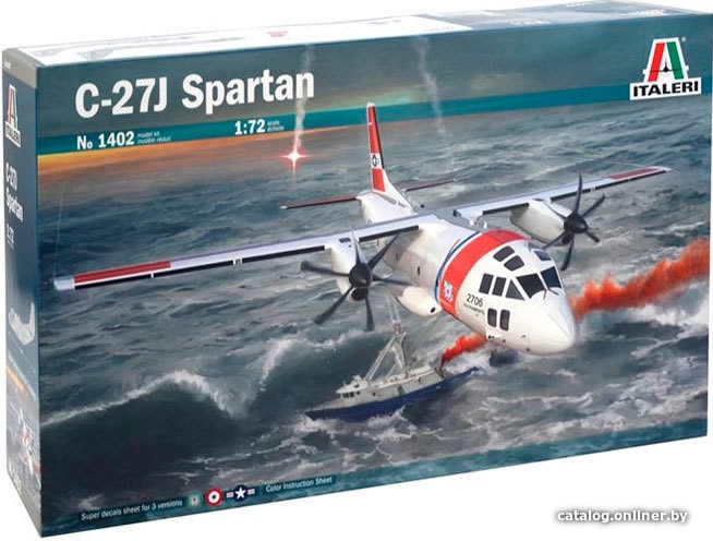 

Сборная модель Italeri 1402 Военно-транспортный самолет C-27J Spartan
