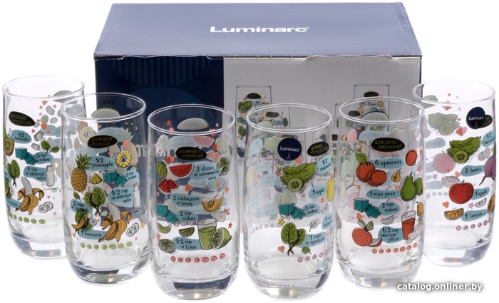 

Набор бокалов для воды и напитков Luminarc Smoothies Set P5411