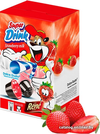 

Кофе в капсулах Rene Dolce Gusto Kids Strawberry 16 шт