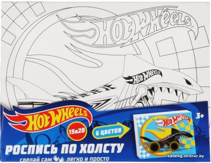 

Набор для рисования MultiArt Хот Вилс CANV15X20-HW1