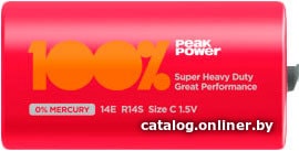 

Батарейка PeakPower Super Heavy Duty C 2 шт. R14/C-2SH