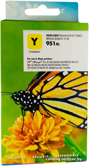 

Картридж Static Control RI2C951XL-Y (аналог HP 951XL)
