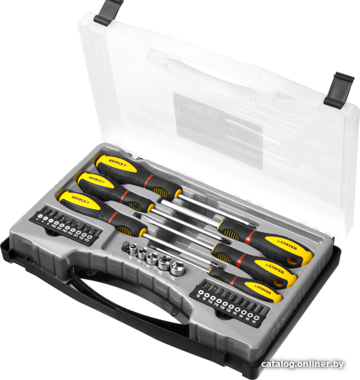 

Набор отвертка с битами и головками Stayer Max Range Pro 25134-H18_z01 (32 предмета)