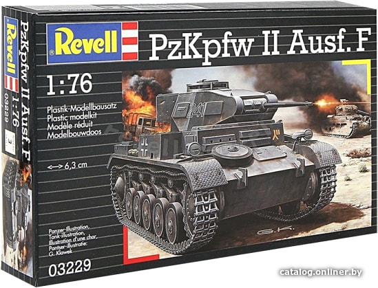 

Сборная модель Revell 03229 Немецкий легкий танк PzKpfw II Ausf. F