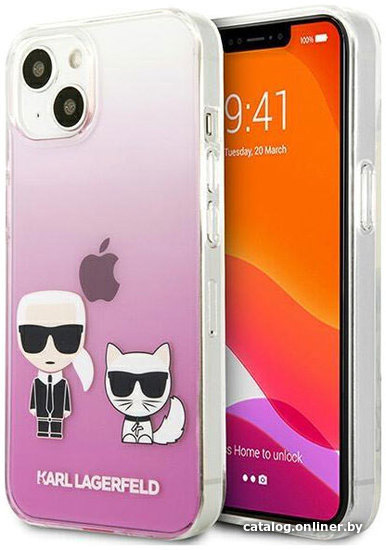 

Чехол для телефона CG Mobile Karl Lagerfeld для Apple iPhone 13 KLHCP13MCKTRP